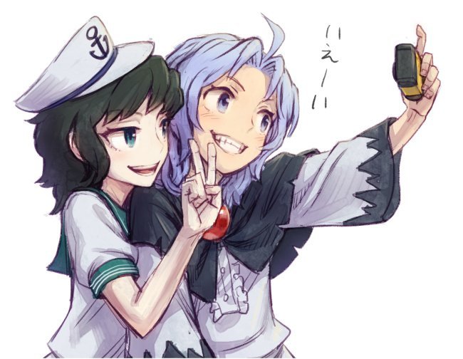 Yay! Selfie! - Touhou, Anime, Not anime, Murasa Minamitsu, Kumoi Ichirin