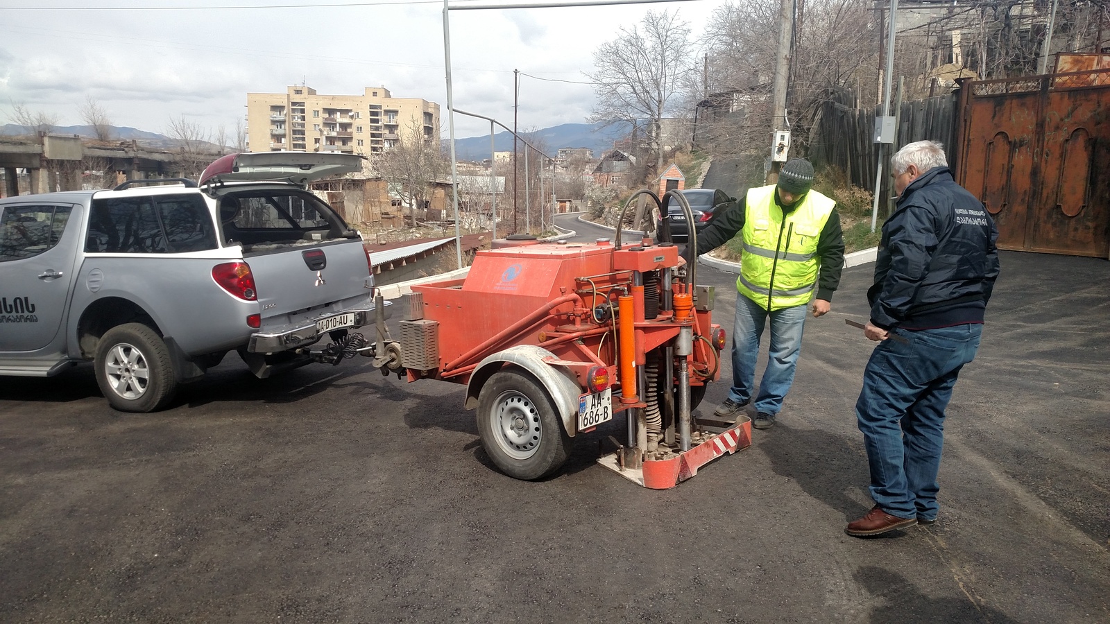 Those. Road supervision in Tbilisi Part 3 - My, Road, Quality, Technical supervision, Georgia, Tbilisi, Longpost