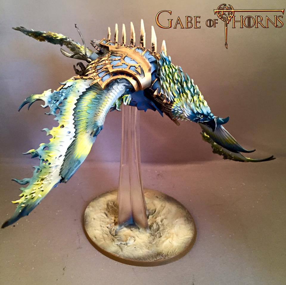 Конверсия Helldrake Тзинча - Warhammer 40k, Wh miniatures, Tzeentch, Конверсия, Хаос, Длиннопост