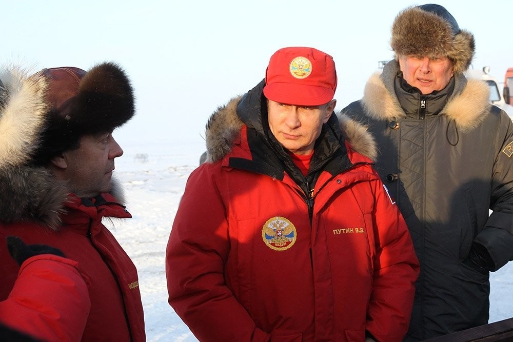 Putin and Medvedev in the Arctic - Vladimir Putin, Dmitry Medvedev, Arctic, Video, news, Longpost