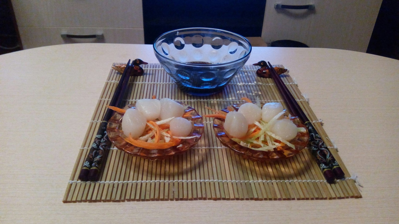 Scallop sashimi - My, Still life, Sashimi