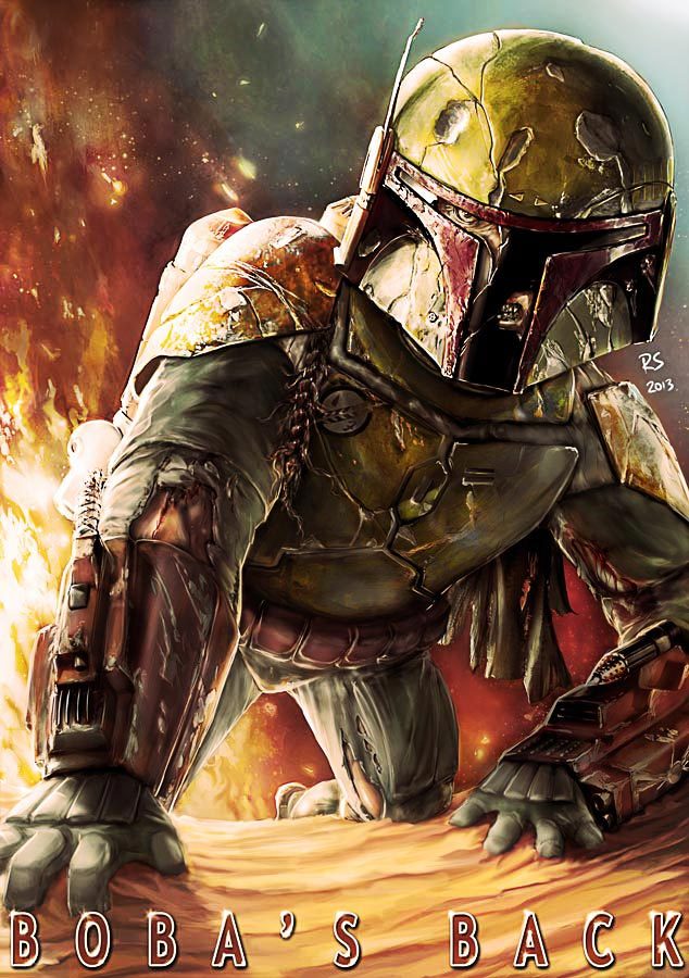 More Boba Fett - Star Wars, Art, Longpost