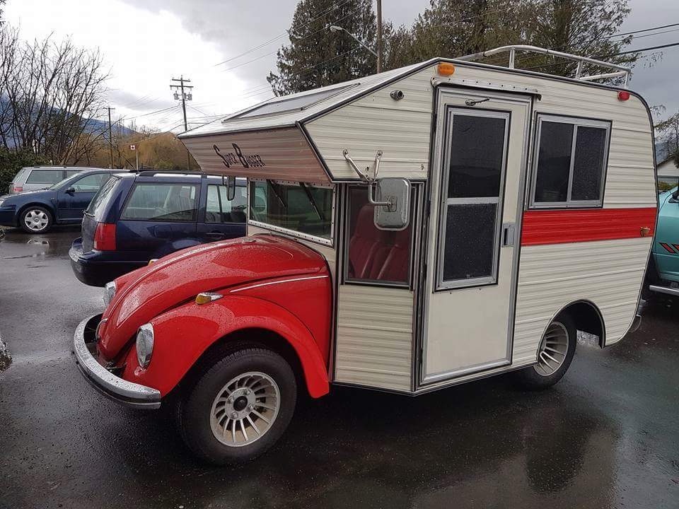 Beetle, converted into a motor home - Жуки, Volkswagen Beetle, House on wheels, Volkswagen, Auto, Volkswagen beetle