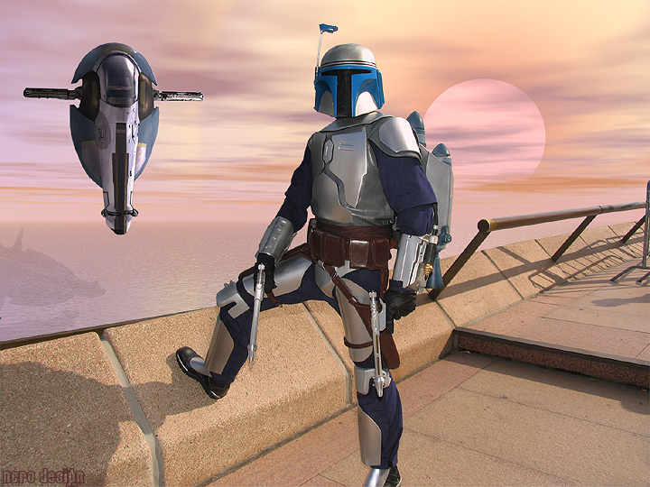 Mighty Jango Fett - Star Wars, Art, Longpost