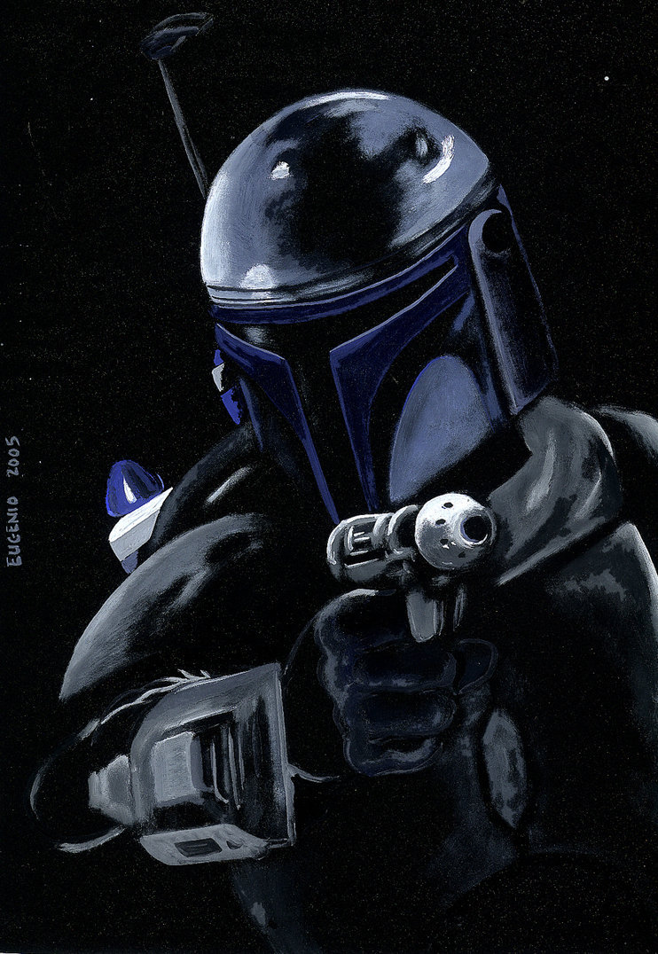 Mighty Jango Fett - Star Wars, Art, Longpost