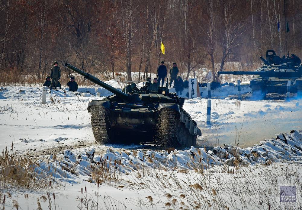 The Far East stage of the Tank Biathlon 2017 competition in Khabarovsk. - Tank biathlon, Khabarovsk, T-72B, Competitions, Tanks, Longpost