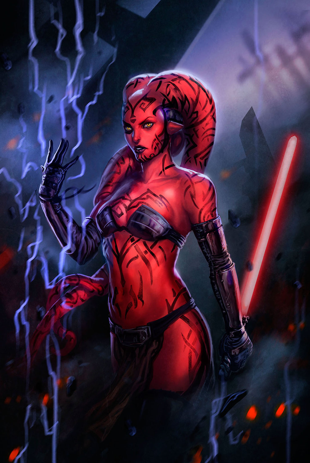 Strong and cunning Sith - Star Wars, Art, Longpost