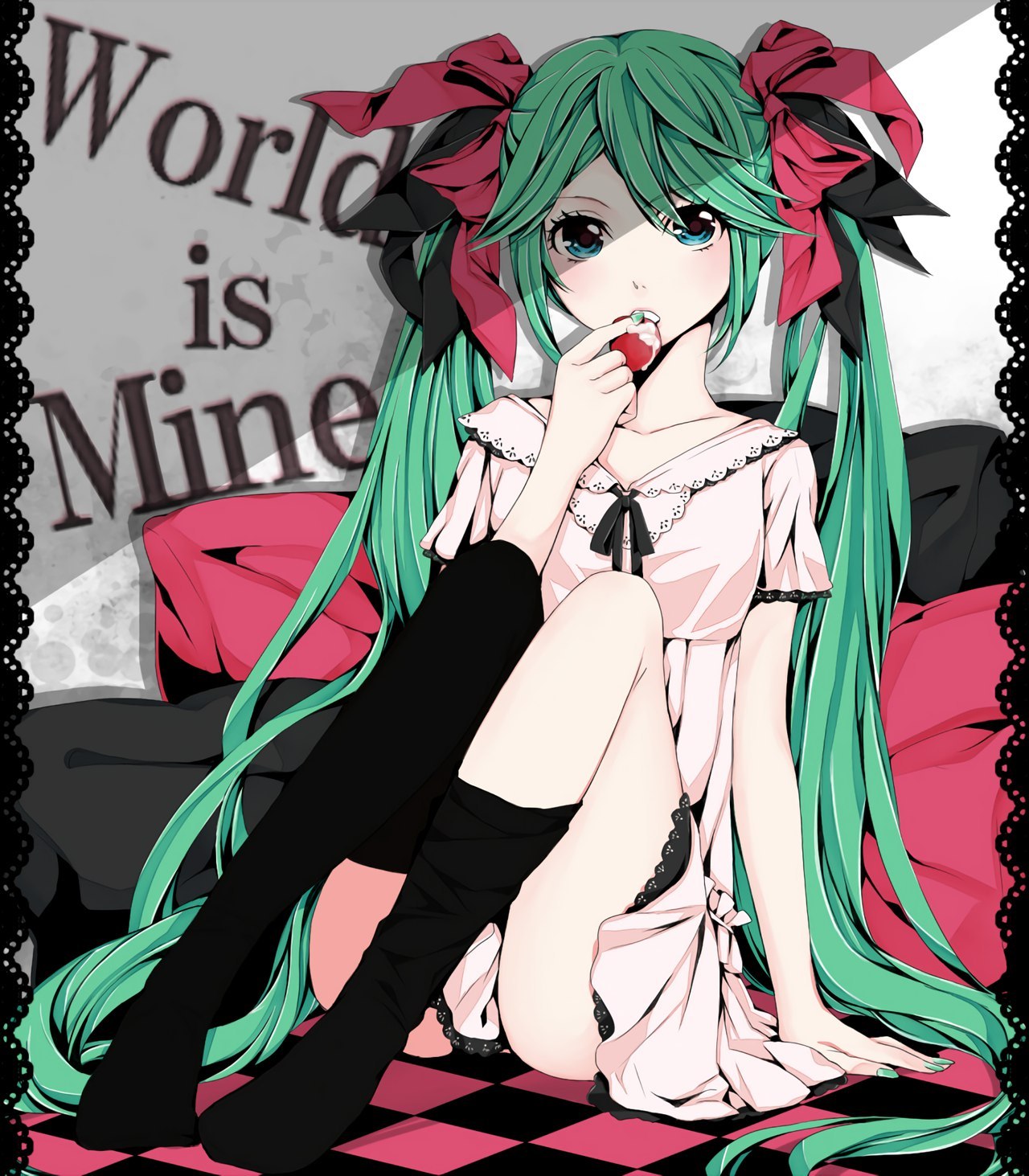 World is mine. Воррлд ИТС майн Хатсуно Мико. Хатсуне Мику World is mine. Аниме Hatsune Miku - World is mine anime. Хатсуне Мику аниме World is mine.