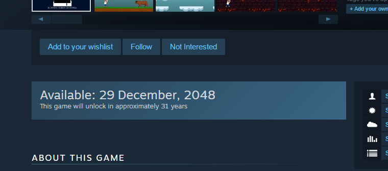 There's a little more left... - Steam, Games, Future, Error