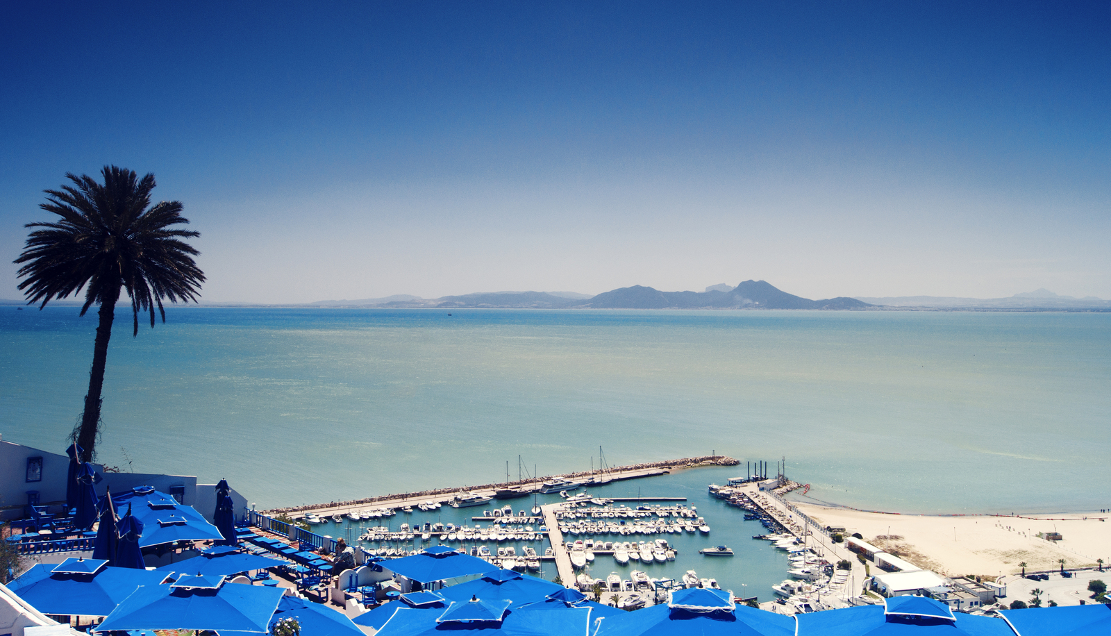 Romantic Sidi Bou Said, Tunisia - My, Tunisia, Travelers, Sea, Mediterranean, Africa, Nature, Sky, Nature photo