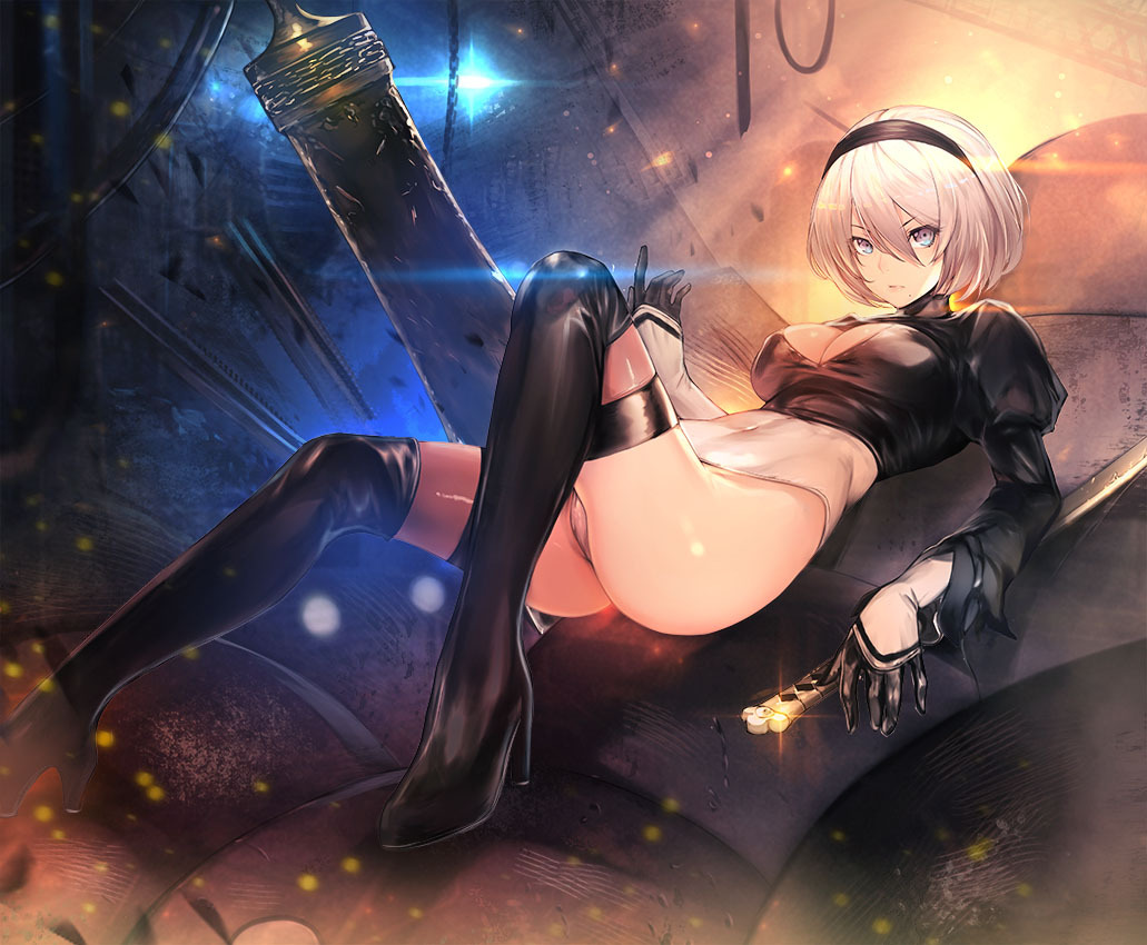 Nier - Art, NIER Automata, Yorha unit No 2 type B, Anime, Anime art