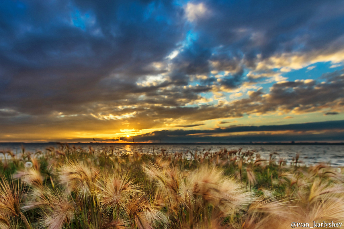 Lake Smolino, Chelyabinsk - My, Landscape, Chelyabinsk, Smolino, Sunset