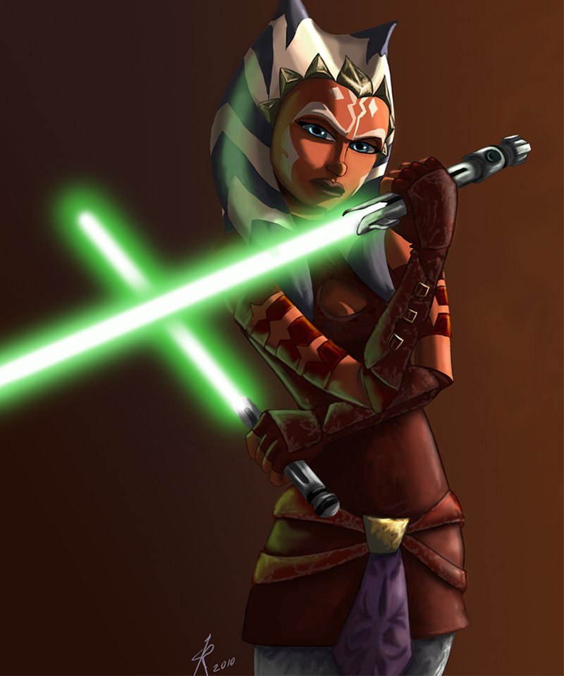 Ahsoka Tano or why you should watch the Star Wars series - Art, Star Wars, Ahsoka Tano, , Valaybalalai, Longpost, Video