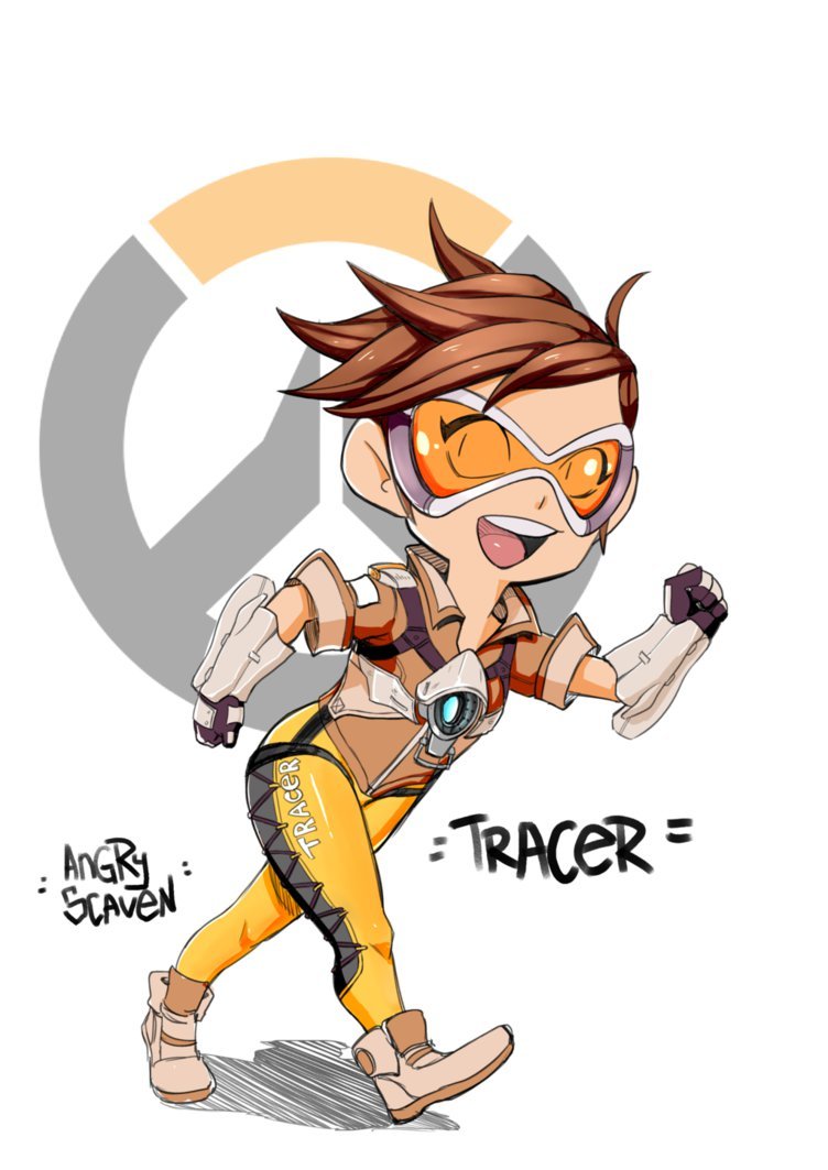 Tracer from overwatch - My, My, Overwatch, Tracer