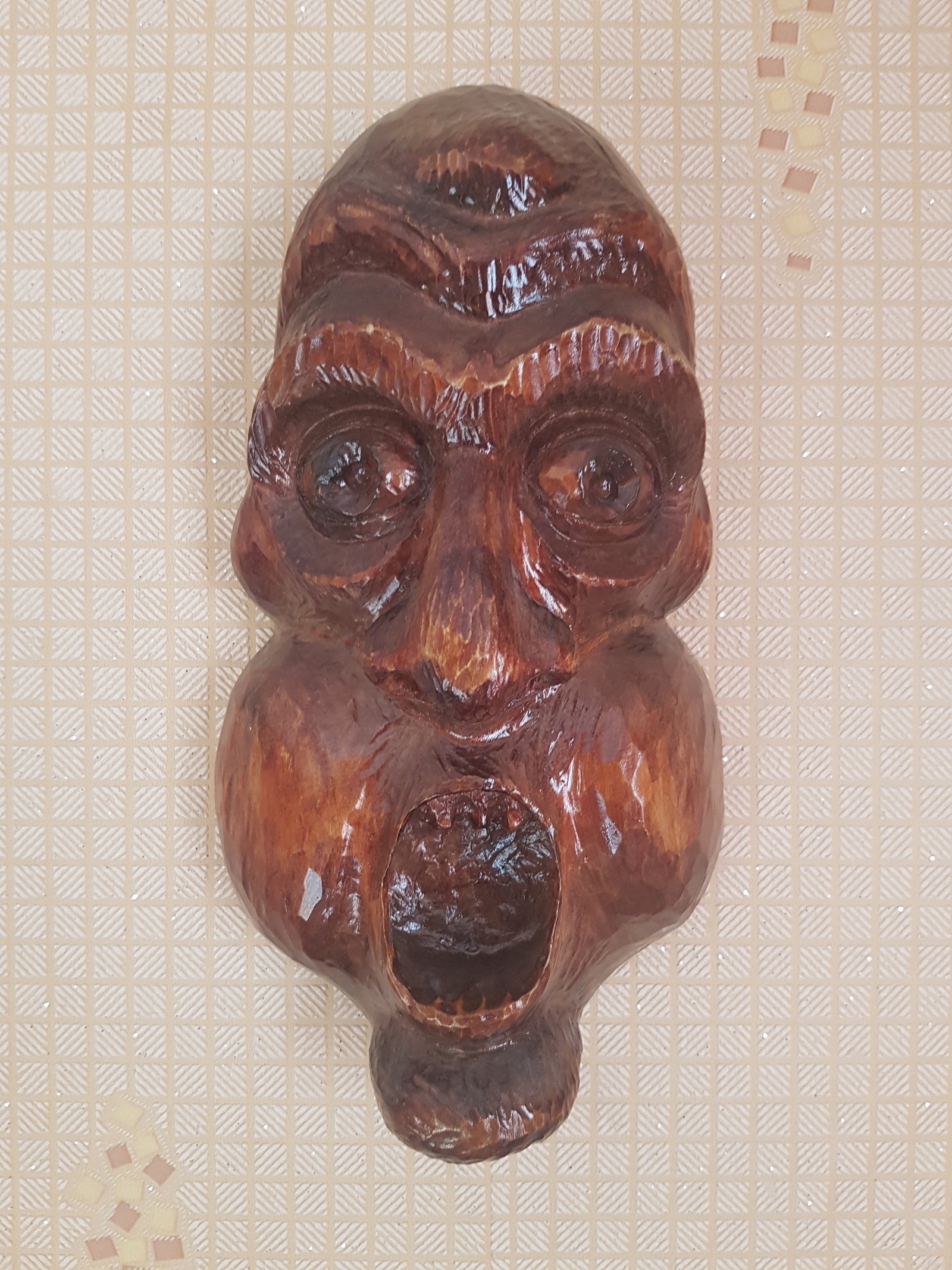 Wood carving part 5 - Wood carving, Mask, Handmade, Longpost