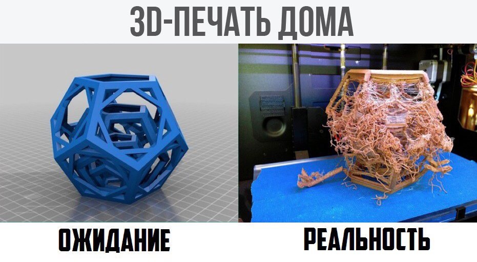 3D printing at home - 3D printer, Expectation and reality