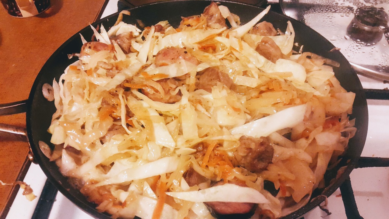 Easy Bigos - My, Food, Cooking, Cabbage, Sausage, Bigus, Recipe, Longpost