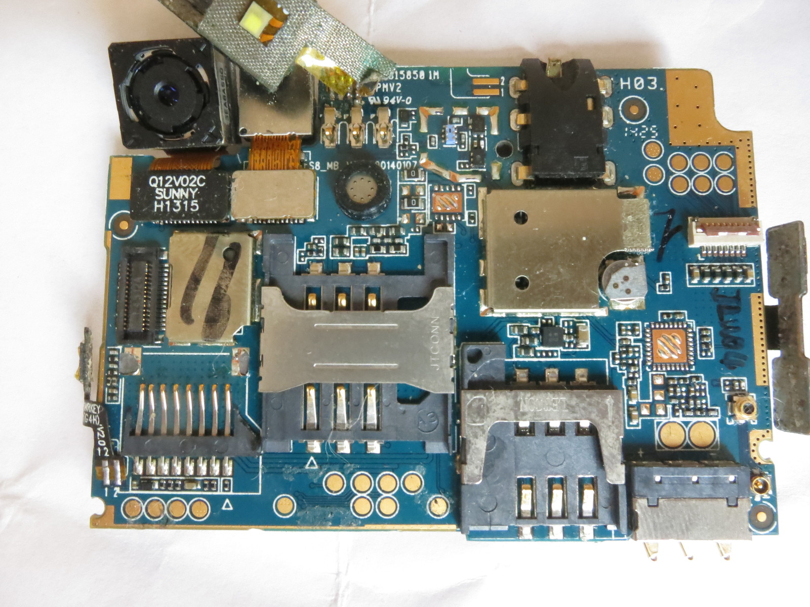 Jiayu G4S motherboard defect - My, , Mediatek, Repair, Motherboard