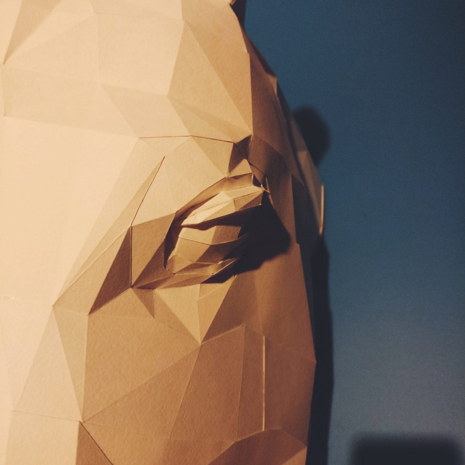 Голова коня - Pepakura, Papercraft, Paperfreak, Low poly, Лошади, Ручная работа, Длиннопост