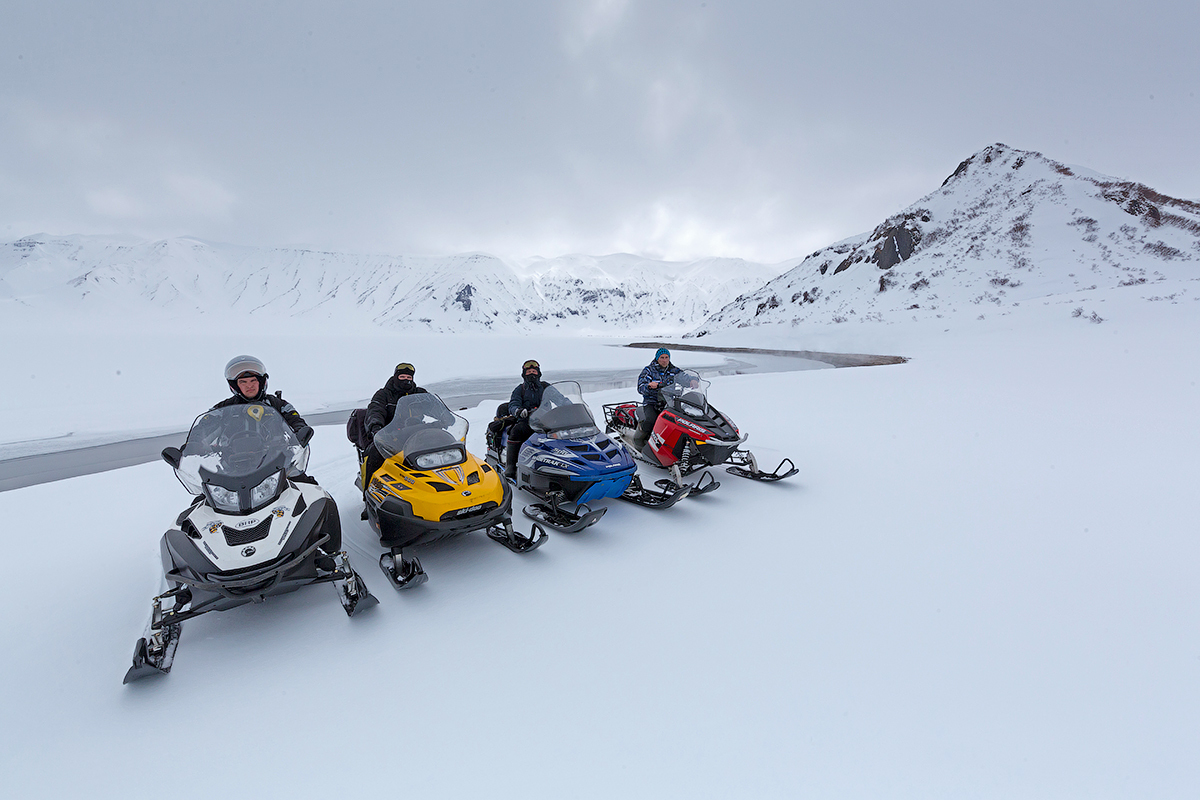 Kamchatka. Journey to volcanoes and hot springs. - My, Kamchatka, Travels, Spring, Volcano, Snowmobile, Nature, Longpost