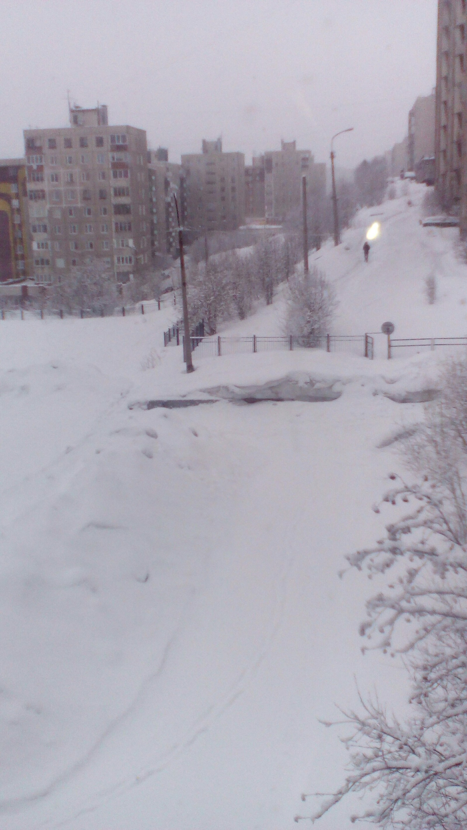 Murmansk in the snow - Murmansk, North, Snow