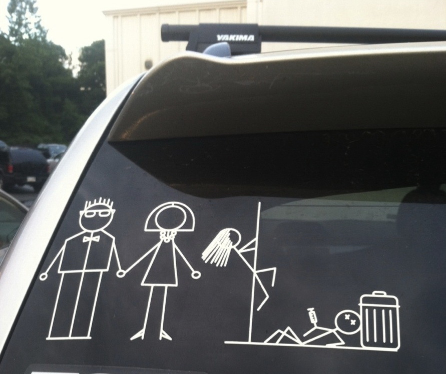 The kids have grown up - Auto, Family, Addiction, , Sticker