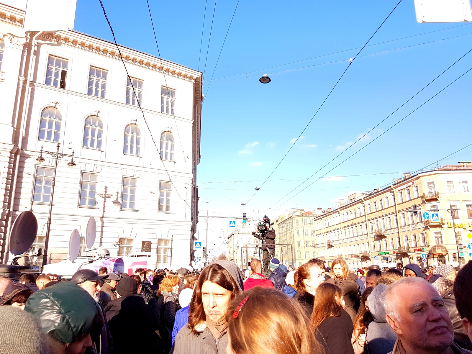 Solidarity rally against terrorism in St. Petersburg - Rally, Terrorism, Saint Petersburg, Metro, Russia, Peekaboo, Longpost