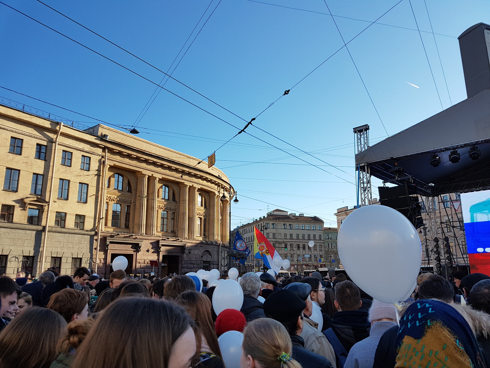 Solidarity rally against terrorism in St. Petersburg - Rally, Terrorism, Saint Petersburg, Metro, Russia, Peekaboo, Longpost