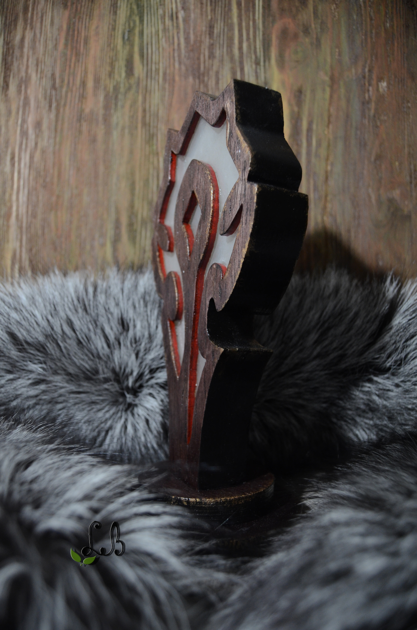 For the Horde! - My, Longpost, Warcraft, Horde, Handmade, Craft, Lamp, Лампа, Loktarogar