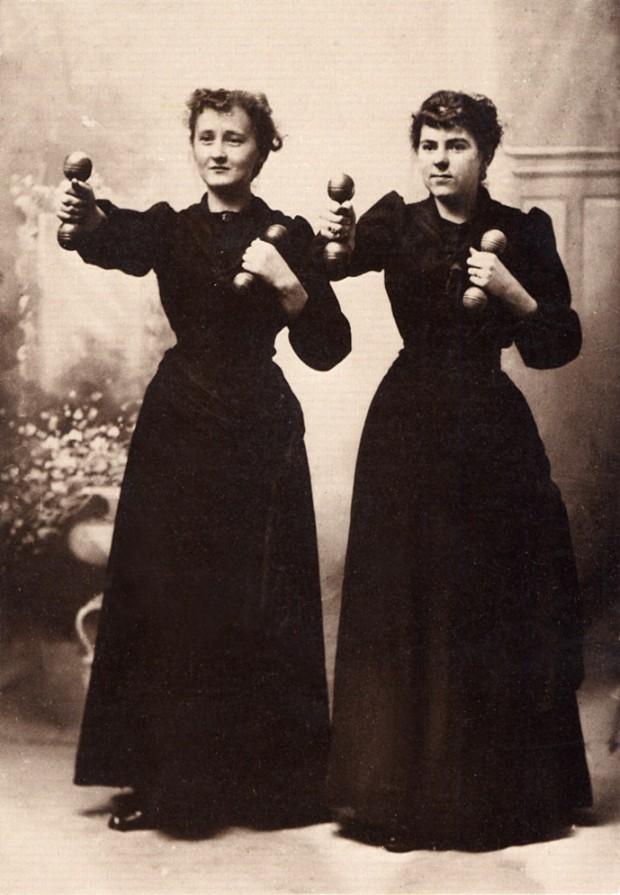 Women's fitness at the beginning of the 20th century. - Fitness, 20th century, Girls, Longpost