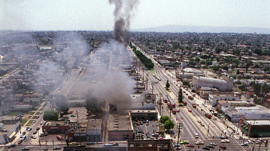 Los Angeles 1992 - Longpost, The photo, America, Los Angeles, Disorder