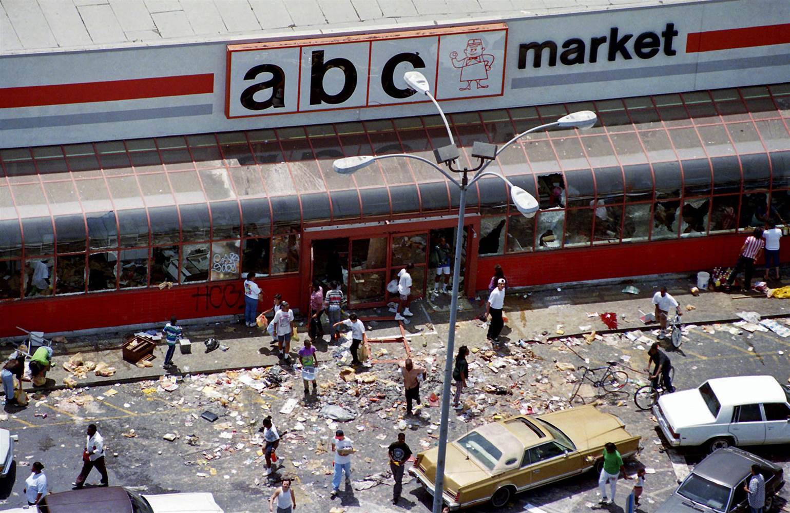 Los Angeles 1992 - Longpost, The photo, America, Los Angeles, Disorder