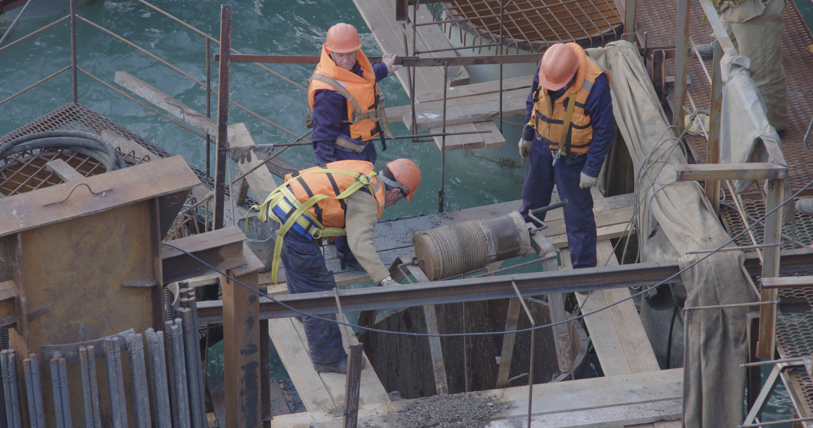 CONCRETING OF THE FAIRVATER SUPPORT OF THE KRYMSKY BRIDGE HAS STARTED - Kerch bridge, Bridge, Crimea, Russia, Building, The photo, Text, Longpost, Crimean bridge