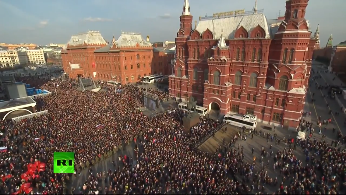 Митинг в центре Москвы ,против терроризма . - RT, Политика, Терроризм, Russia today