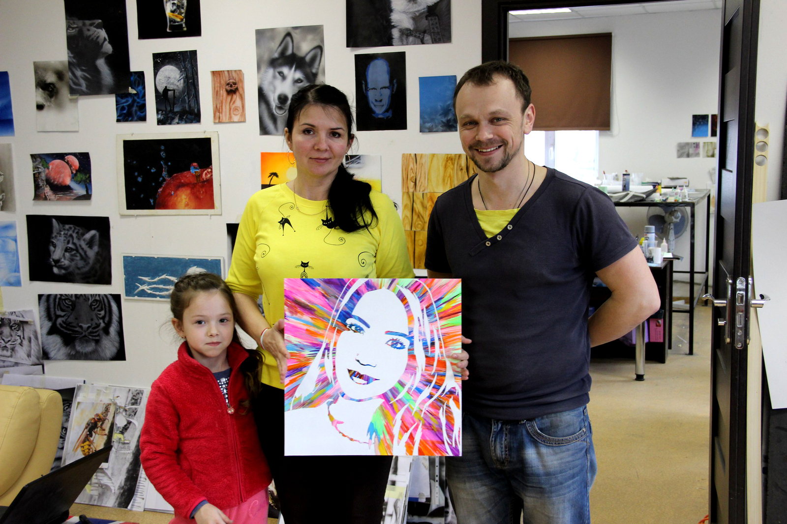 The results of the Flip Flop Portrait Masterclass! - My, , Portrait, Painting, Not airbrushing, Art39inc, Airbrushing