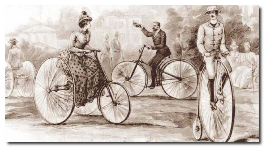 Bicycle fashion and its influence on the development of women's tracksuit in the late 19th - early 20th centuries. - A bike, Sport, Sports girls, Girls, Story, Longpost