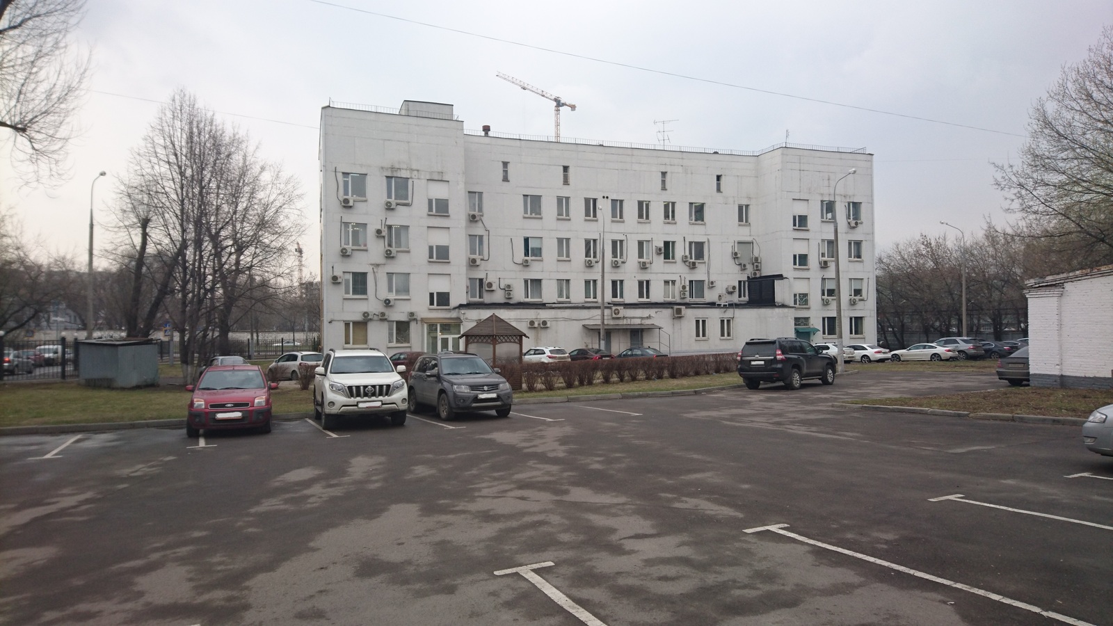 Potemkin village, 21st century, Moscow - My, Repair, Reconstruction, Window dressing, Building, Polyclinic