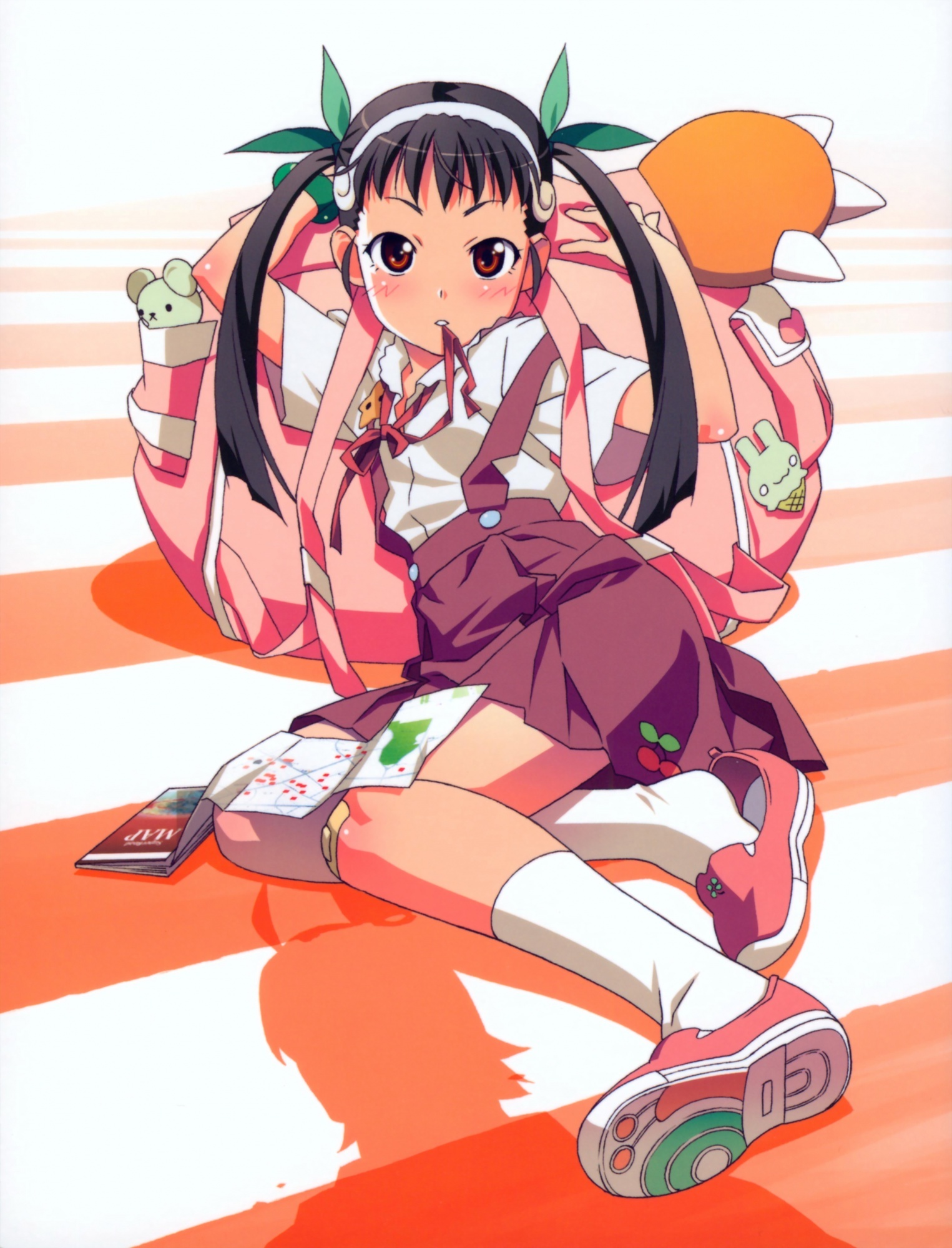 Snail - Anime art, Hachikuji Mayoi, Monogatari series, Anime