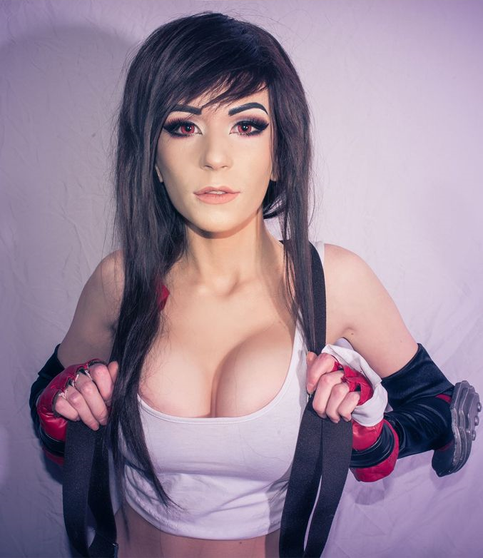 Косплей на Tifa из Final Fantasy от Danielle Beaulieu - NSFW, Danielle Beaulieu, Девушки, Tifa Lockhart, Final Fantasy, Косплей, Длиннопост