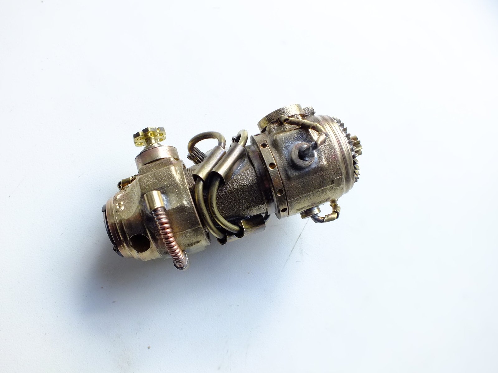 Diesel cyber steampunk flash drive))) - My, Flash drives, Dieselpunk, Steampunk flash drive, Cyberpunk, , Video, Longpost