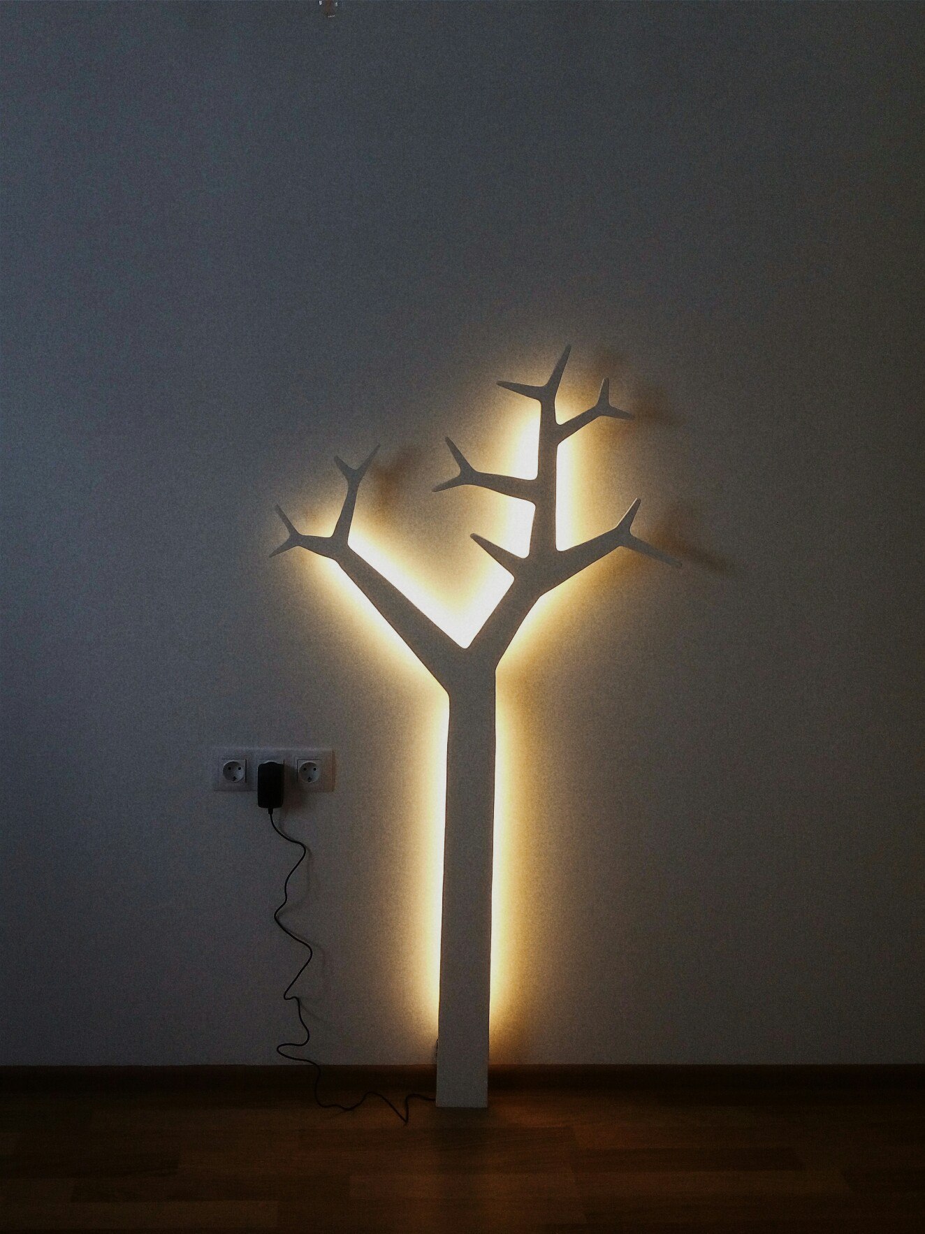 Как сделать светодиодное дерево сакура своими руками. Очень просто. Homemade LED tree