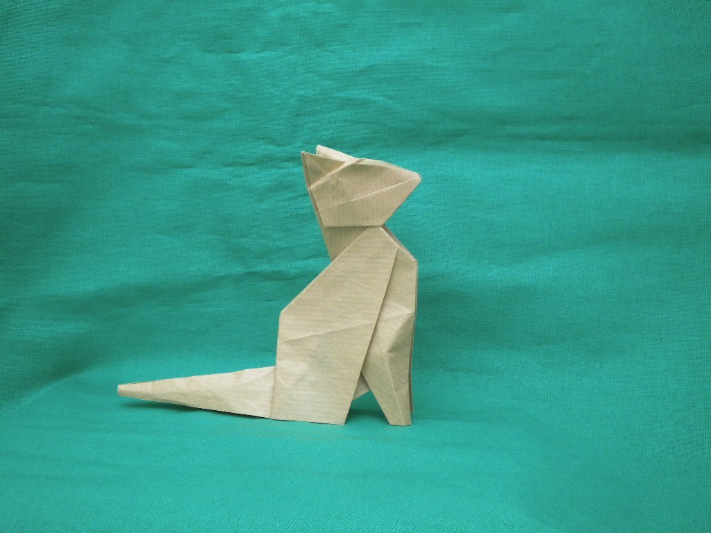 origami cats - My, Origami, Paper, cat, Longpost