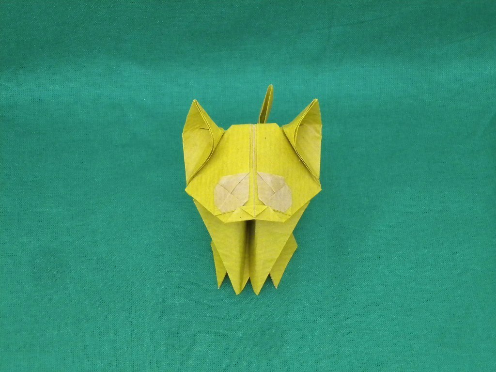 origami cats - My, Origami, Paper, cat, Longpost