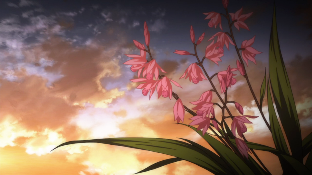 Backgrounds from the anime Another (2012) - My, Other, Another, Anime, Sunset, Background