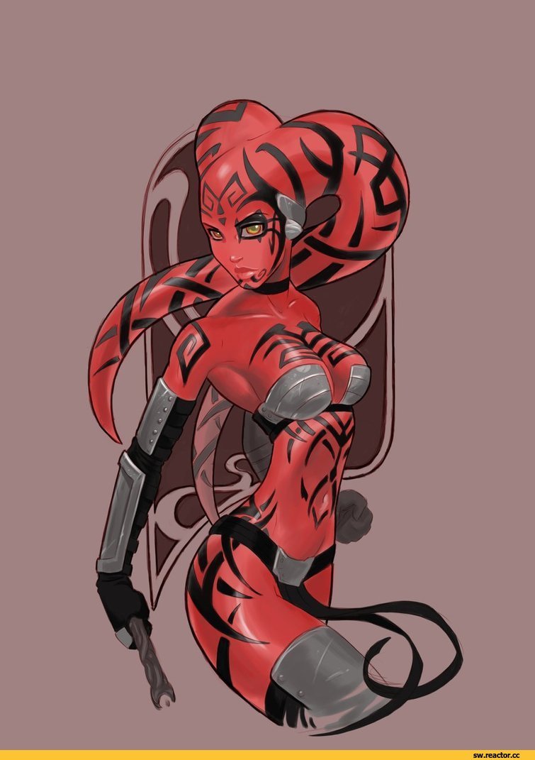 Elegant and loving Darth Talon - Star Wars, Art, Longpost