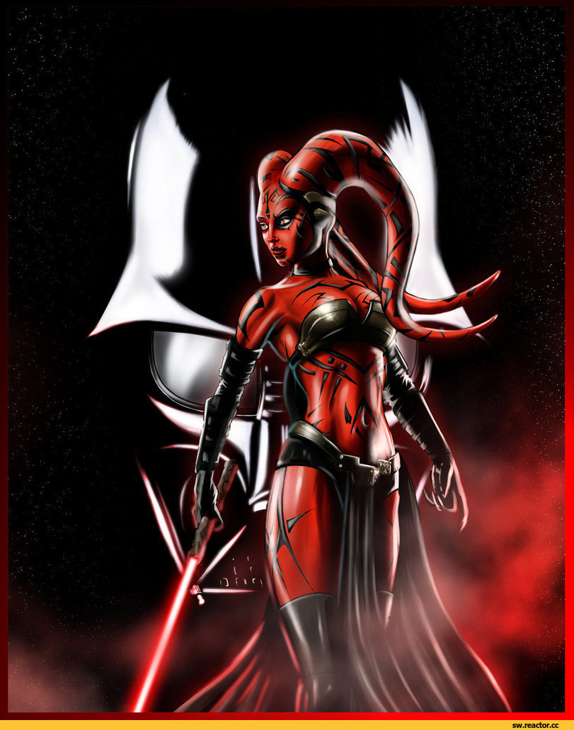 Elegant and loving Darth Talon - Star Wars, Art, Longpost