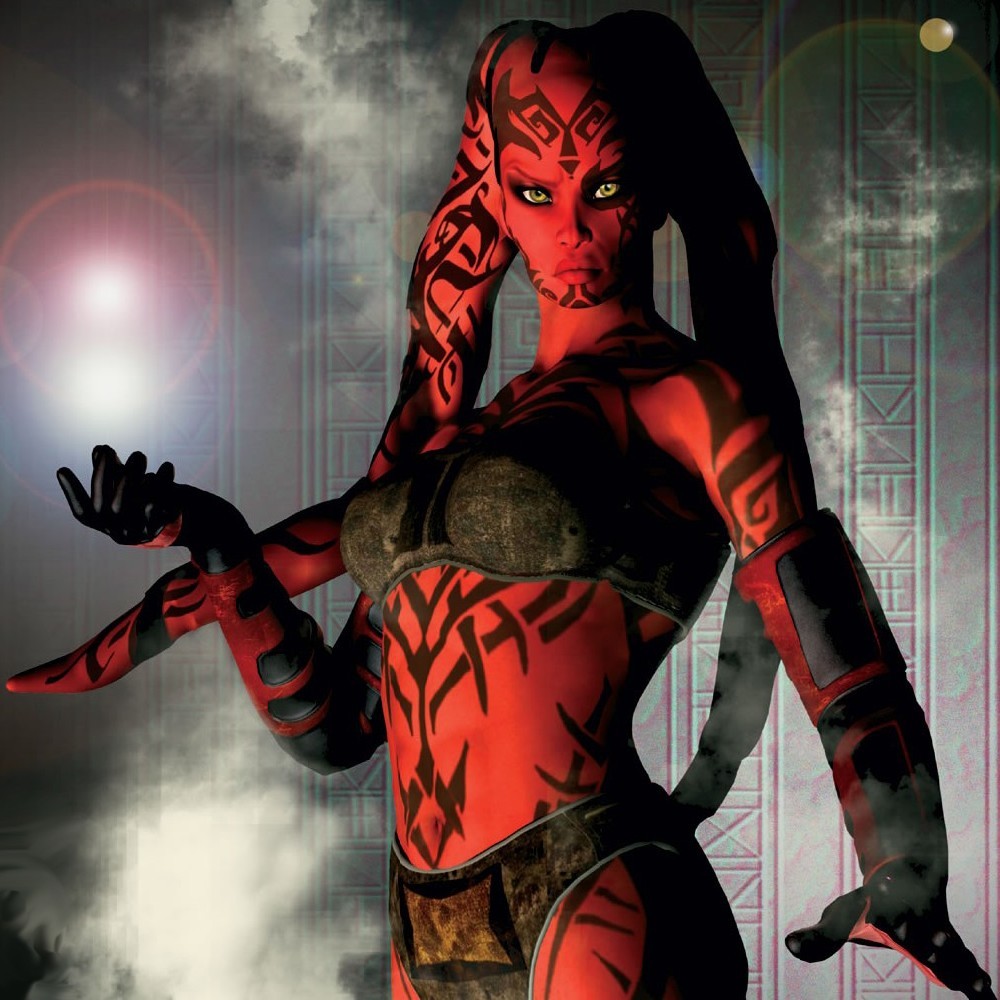 Elegant and loving Darth Talon - Star Wars, Art, Longpost