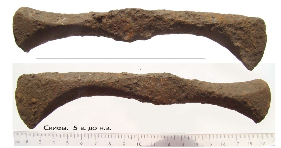 Скифский клевец 5 век д.н.э. Конечный результат - Моё, Скифы, Оружие, Топор, Клевец, Ручная работа, Длиннопост