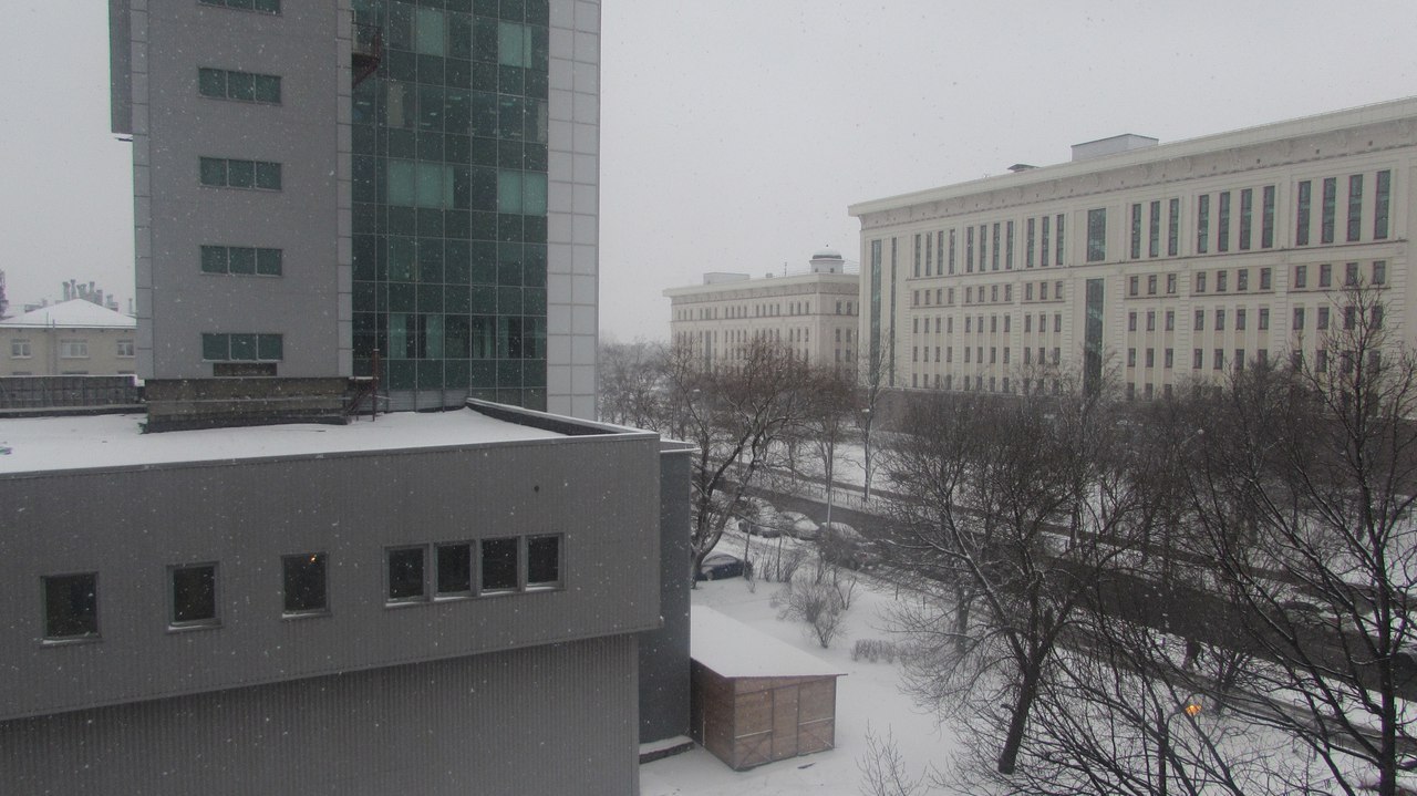 Russian spring - My, Saint Petersburg, Snow, , Spring