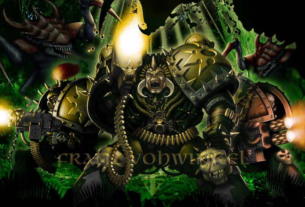 Black Legion - Black legion, Warhammer 40k, Chaos, Wh Art, Chaos space marines, Longpost